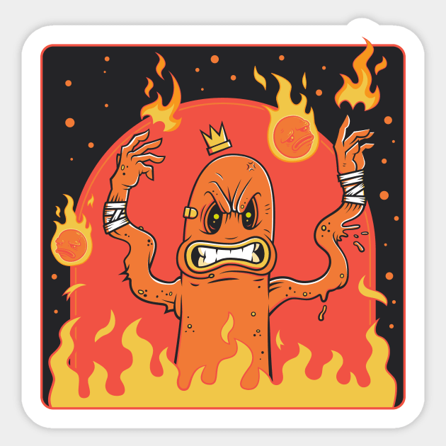 Fire King Sticker by strangethingsa